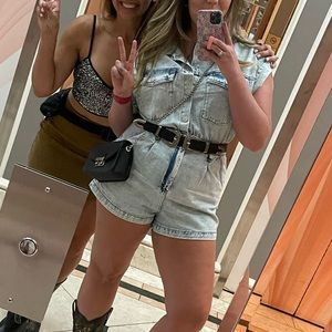 BLANKNYC Denim Romper